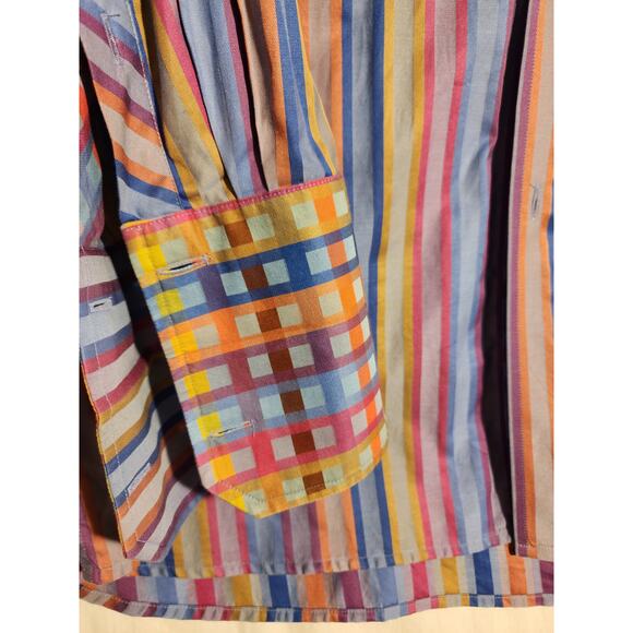 ROBERT GRAHAM 3XLB Long Sleeve Multicolored Dress Shirt - Picture 5 of 9